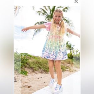 Sequin Ombre Dress EUC sz6 Lola and the Boys